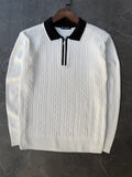 Fermuarlı Polo Yaka Triko 157