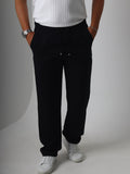 %100 PAMUK BAGY KALIP PANTOLON SİYAH MK138